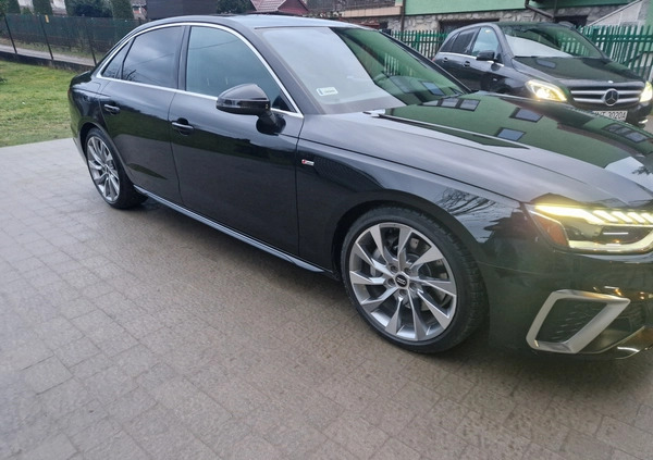 Audi A4 cena 147000 przebieg: 55000, rok produkcji 2020 z Pieniężno małe 232